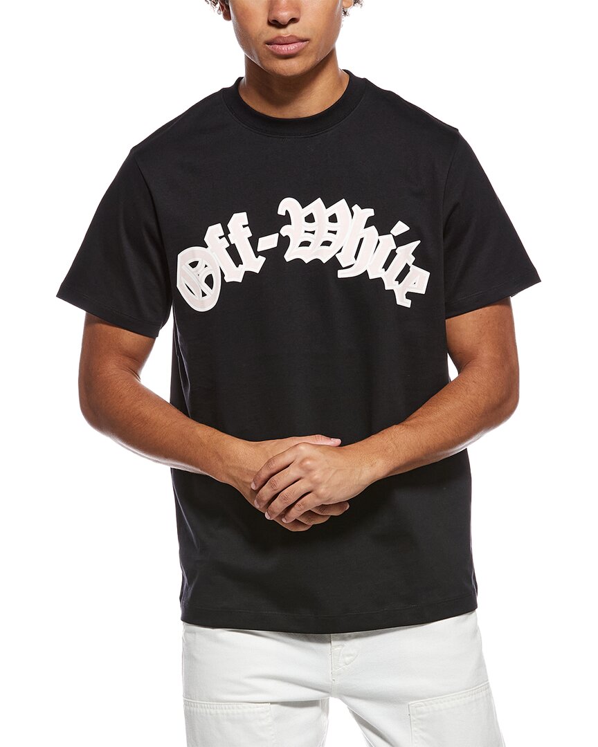 Off-White™ Slim Fit Goth Logo Jersey T-Shirt