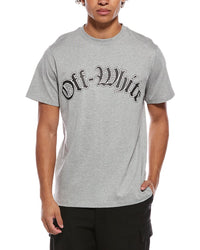 Off-White™ Off-White™ Slim Fit Goth Logo Jersey T-Shirt