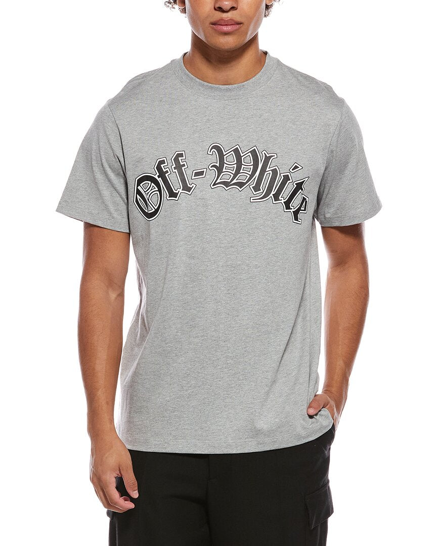 Off-White™ Off-White™ Slim Fit Goth Logo Jersey T-Shirt