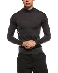 N.Peal Bond Cashmere & Silk-Blend Mock Neck Sweater