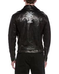 Palm Angels Palm Angels Leather Moto Jacket