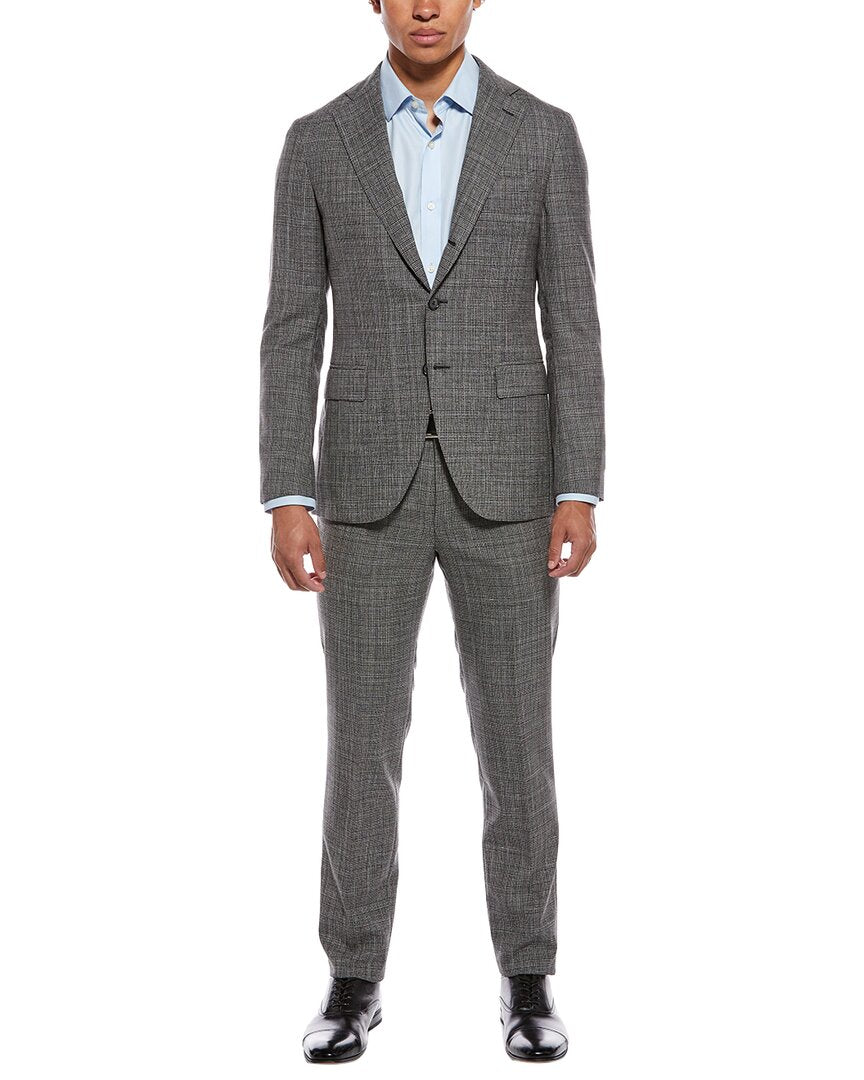 Canali 2Pc Wool, Silk, & Linen-Blend Suit