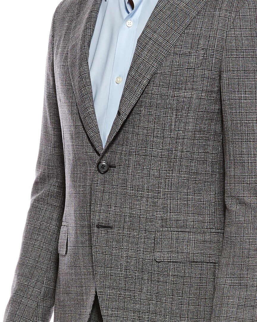 Canali 2Pc Wool, Silk, & Linen-Blend Suit