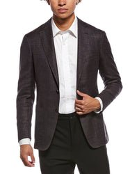 Canali Canali Wool, Silk, & Linen-Blazer