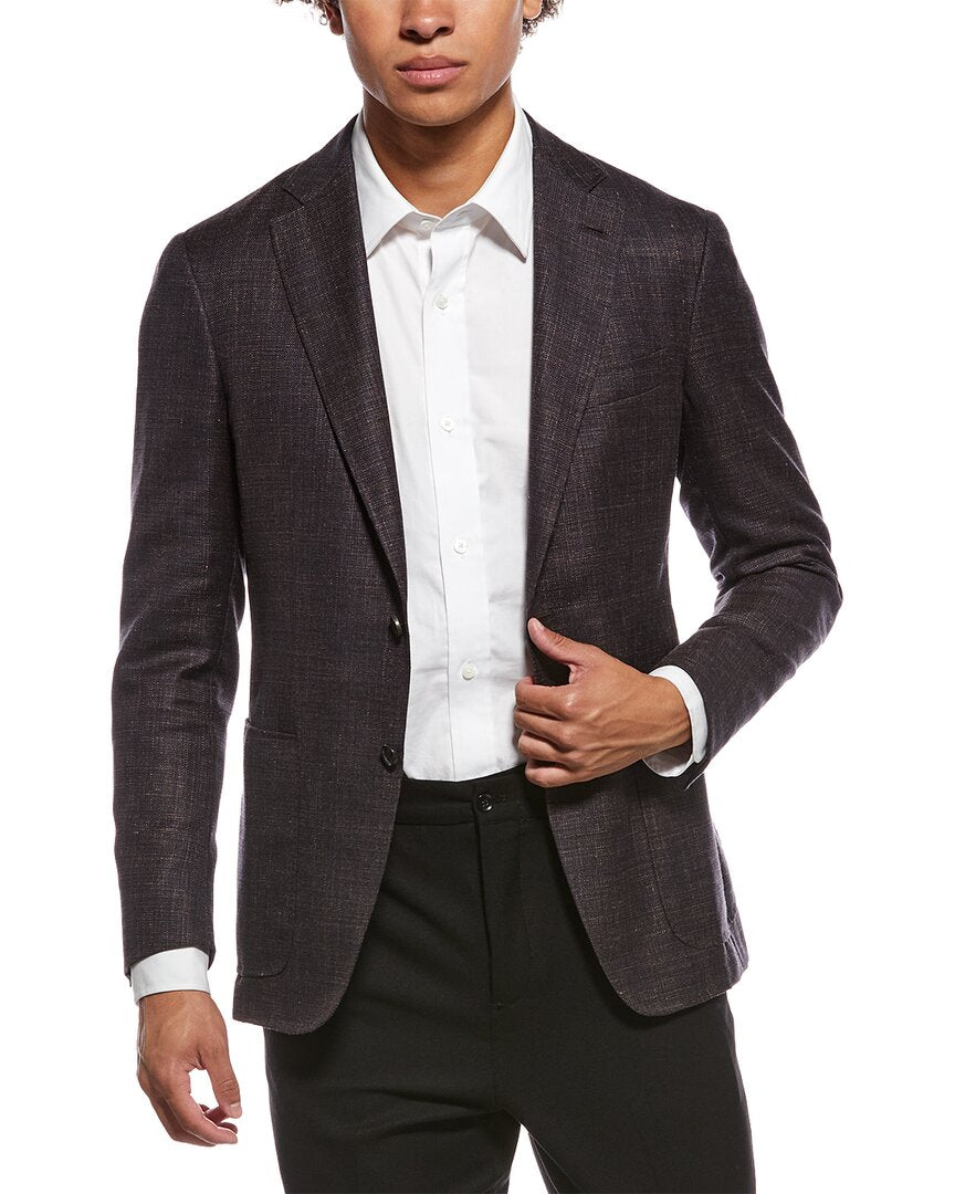 Canali Canali Wool, Silk, & Linen-Blazer