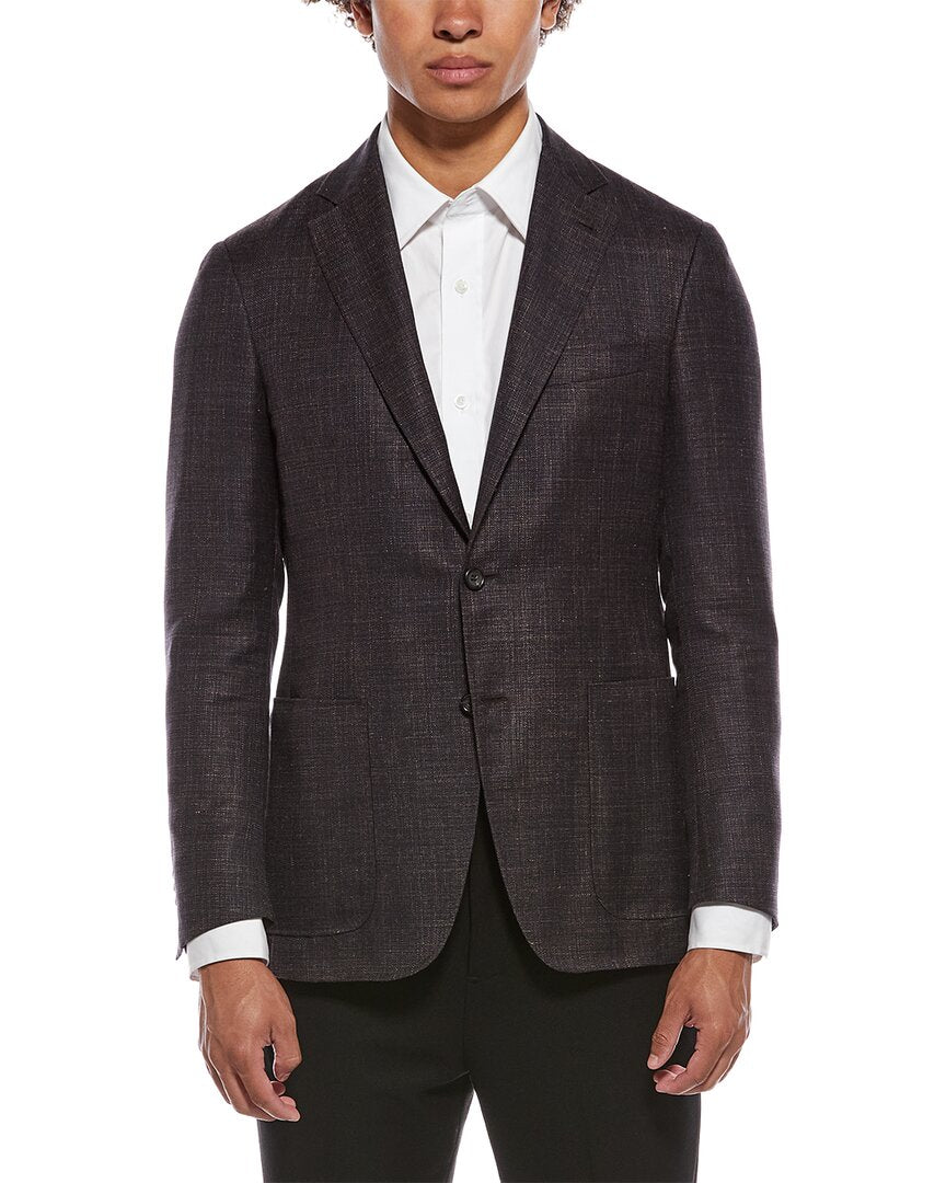 Canali Canali Wool, Silk, & Linen-Blazer
