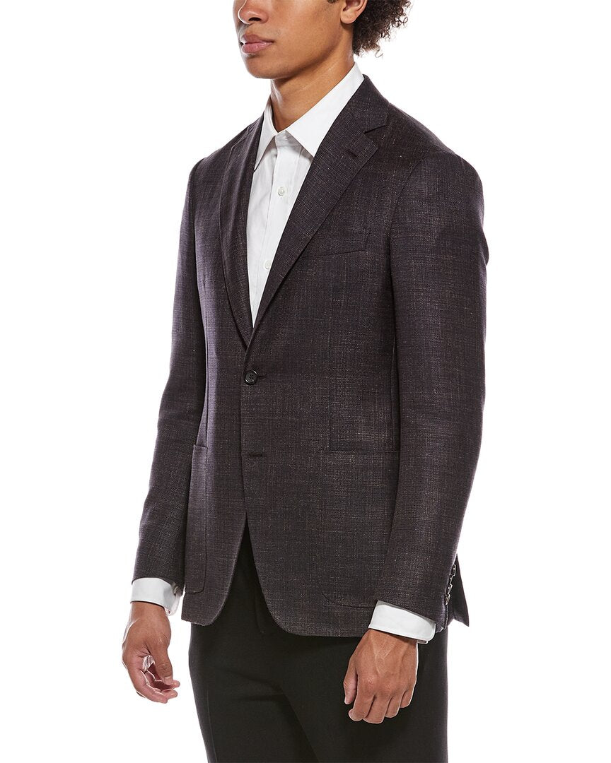 Canali Canali Wool, Silk, & Linen-Blazer