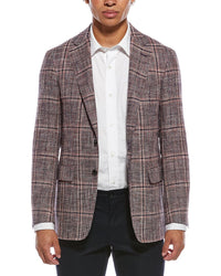 Canali Canali Linen & Wool-Blend Blazer