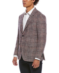 Canali Canali Linen & Wool-Blend Blazer