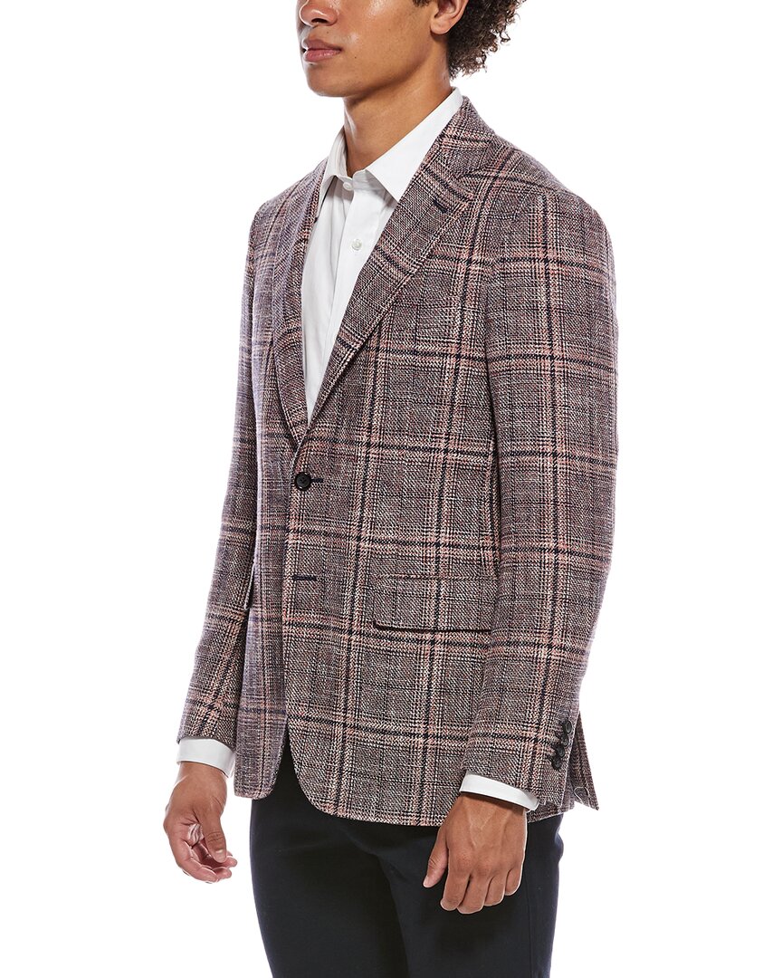 Canali Canali Linen & Wool-Blend Blazer