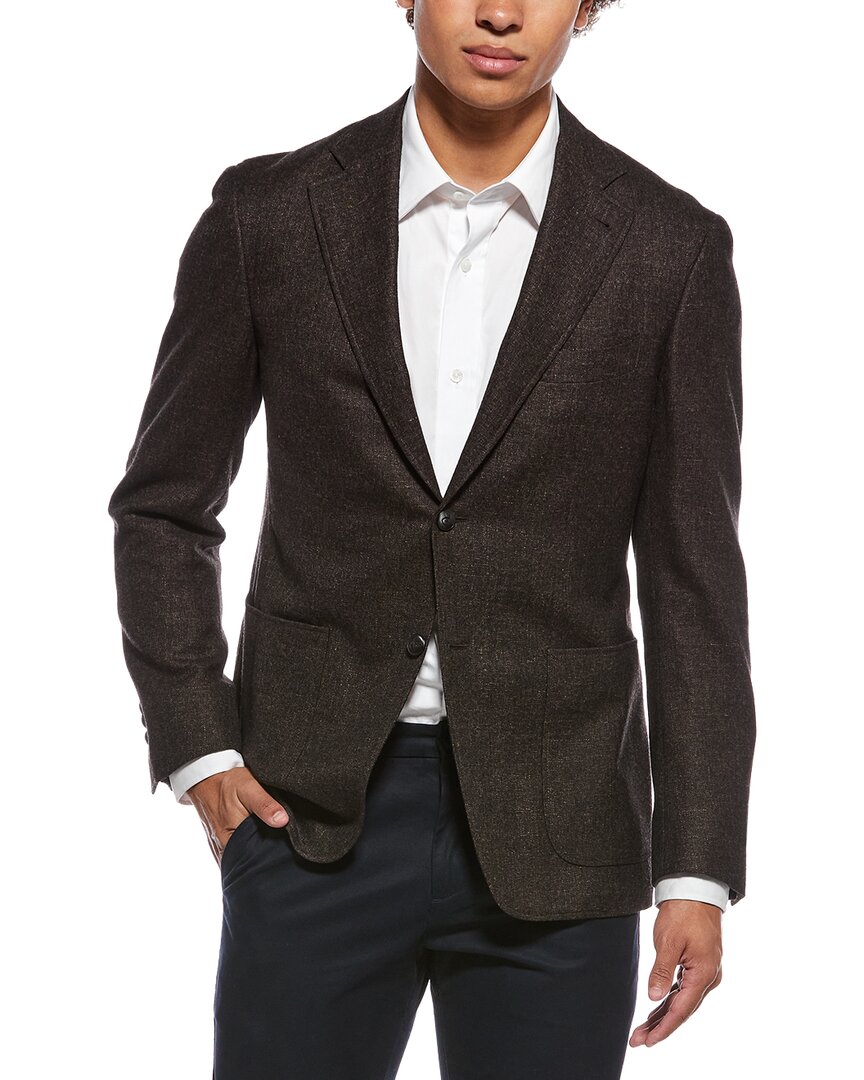 Canali Canali Wool, Silk, & Linen-Blazer