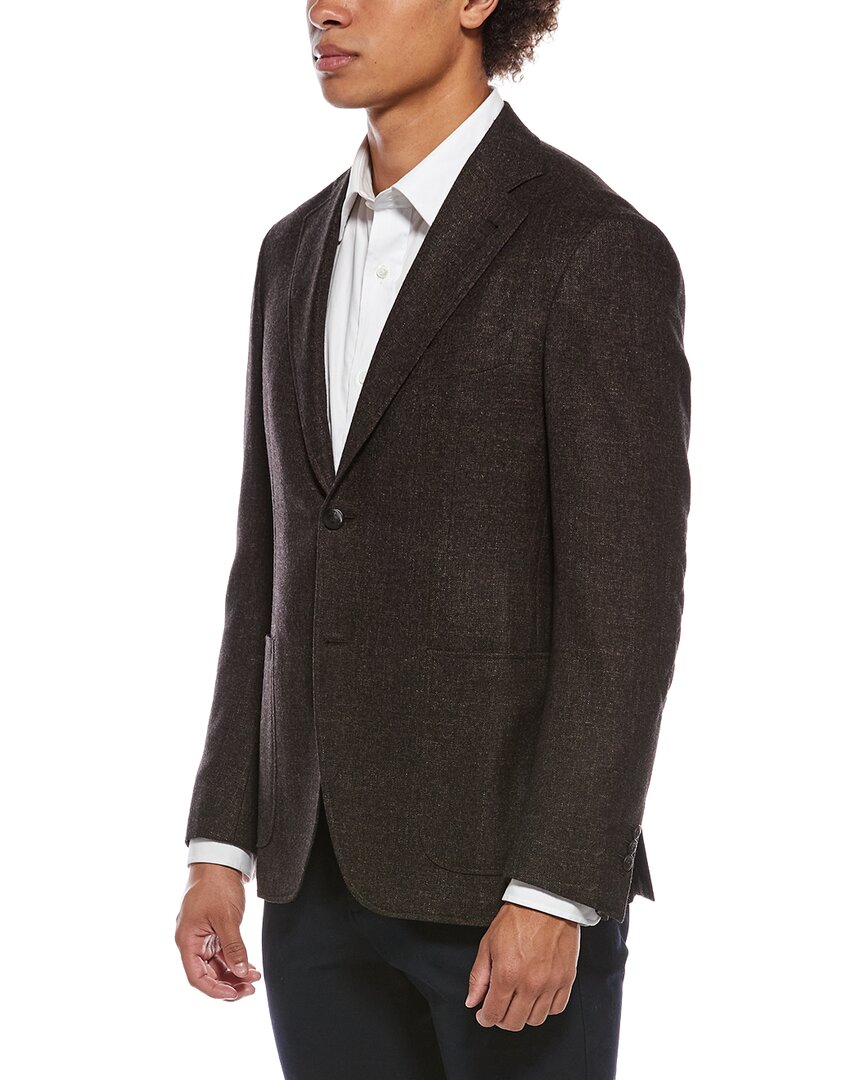 Canali Canali Wool, Silk, & Linen-Blazer