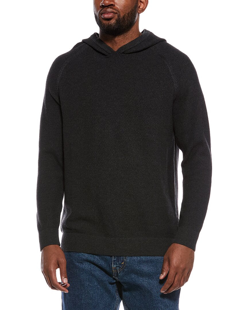 The Normal Brand The Normal Brand Coolmax Textured Hooded Sweater
