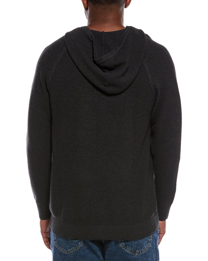 The Normal Brand The Normal Brand Coolmax Textured Hooded Sweater