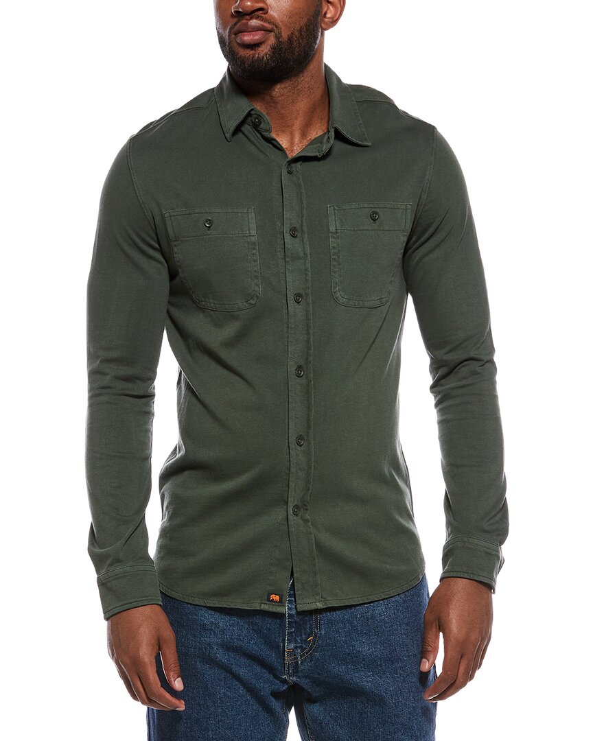 The Normal Brand The Normal Brand Lennox Jersey Button Up Shirt