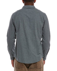 The Normal Brand The Normal Brand Fairbanks Brushed Chamois Button Front Shirt