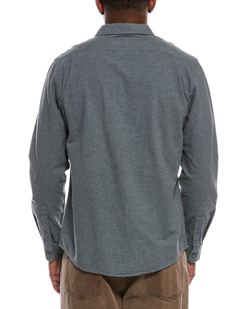 The Normal Brand The Normal Brand Fairbanks Brushed Chamois Button Front Shirt