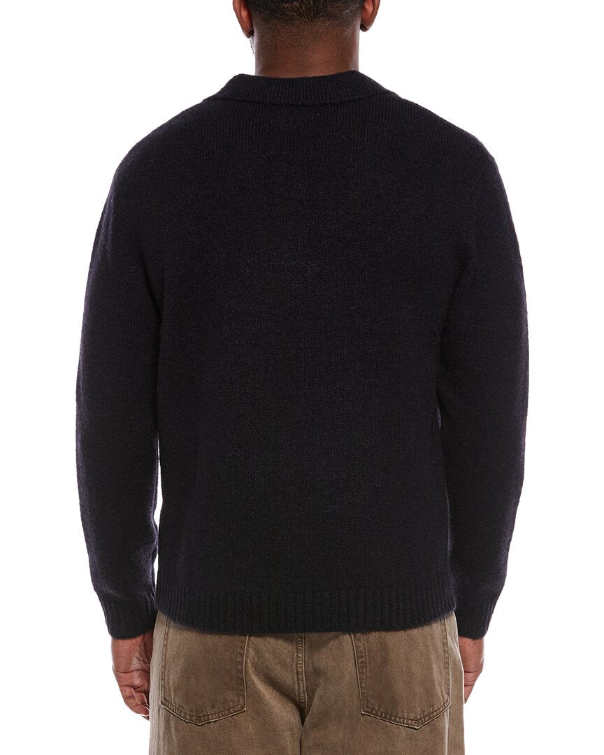 The Normal Brand The Normal Brand Homebound Wool-Blend Polo Sweater