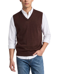 Raffi Merino Wool V-Neck Vest