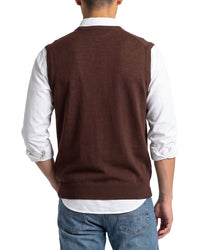 Raffi Merino Wool V-Neck Vest