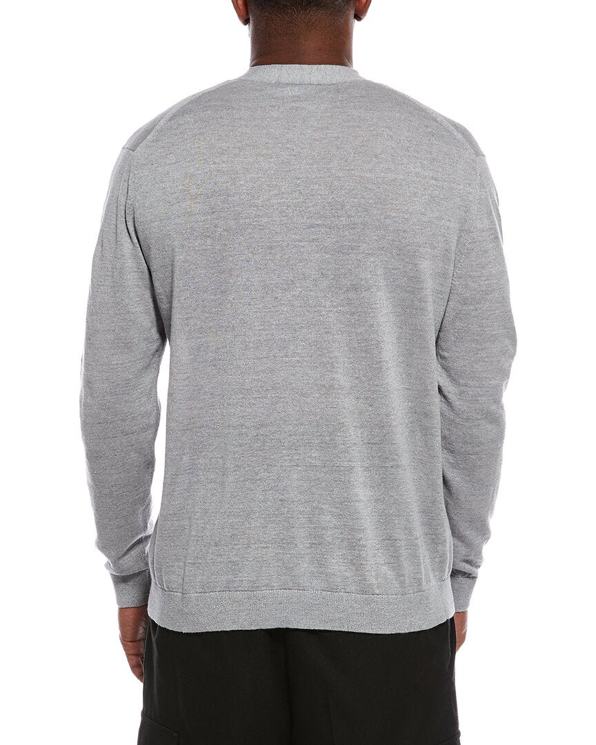 Theory Theory Larus Corduroy Pacific Linen-Blend Cardigan
