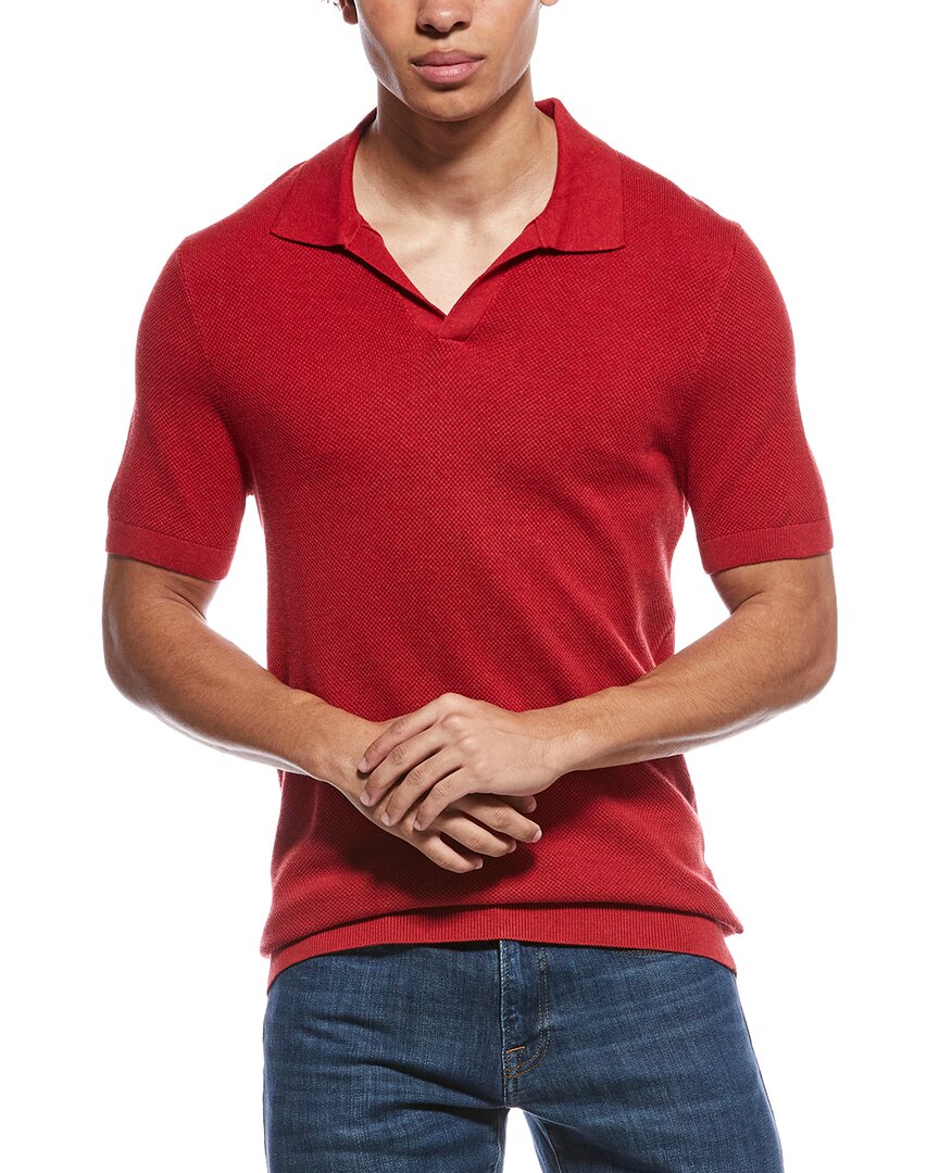 Brooks Brothers Pique Buttonless Polo Sweater