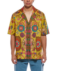 Valentino Valentino Camicia Corte St. Inner Bloom Button Front Shirt