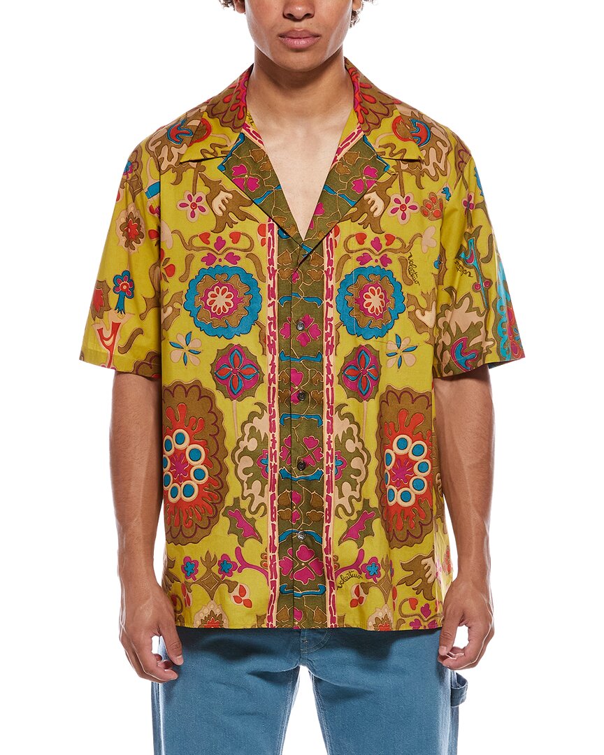 Valentino Valentino Camicia Corte St. Inner Bloom Button Front Shirt