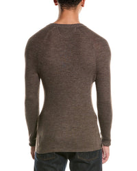 Raffi Raglan Wool-Blend Crewneck Sweater
