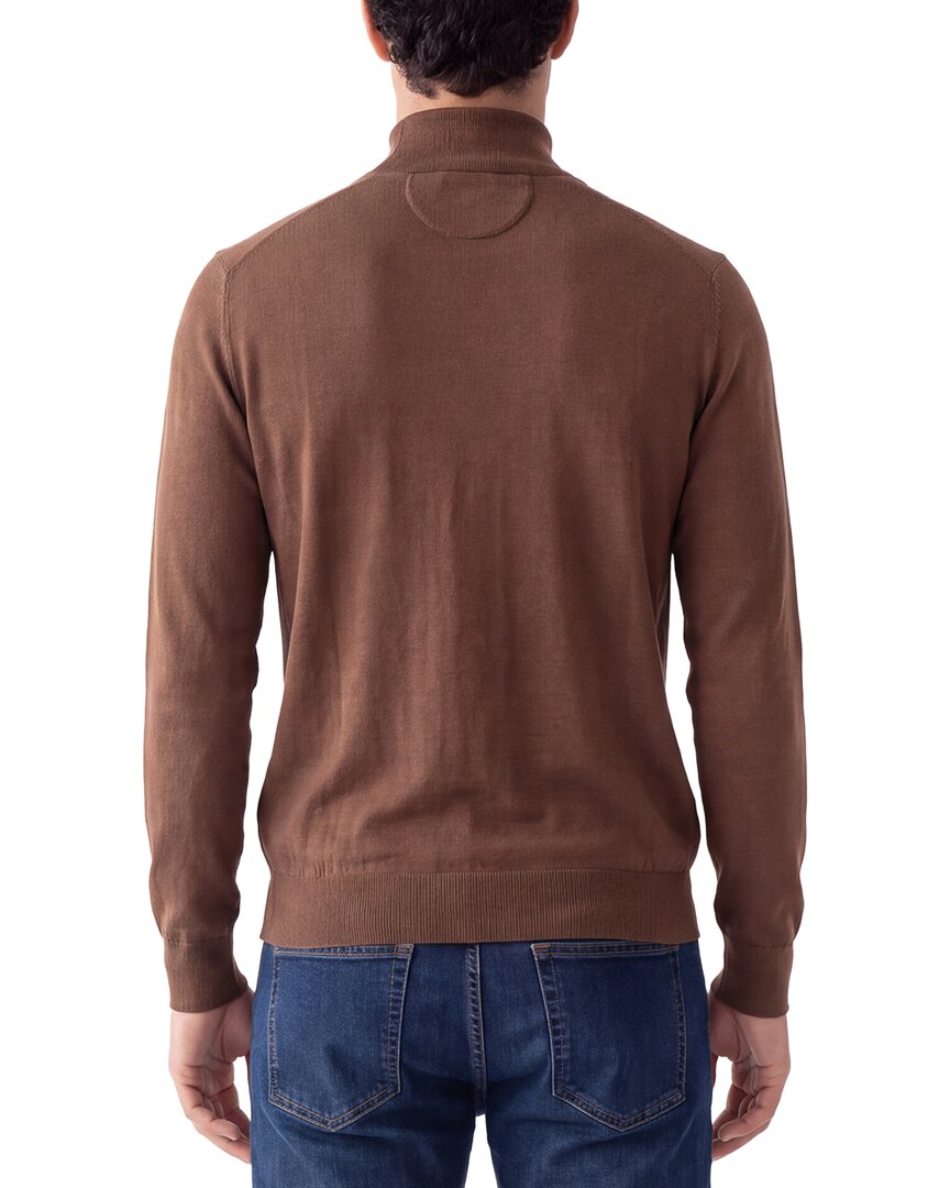 Raffi Jersey Mock Neck Sweater