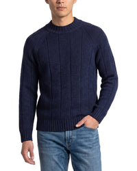 N.Peal Spitalfields Rib 100% Cashmere Funnel Neck Sweater
