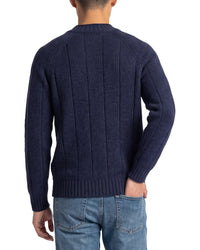 N.Peal Spitalfields Rib 100% Cashmere Funnel Neck Sweater
