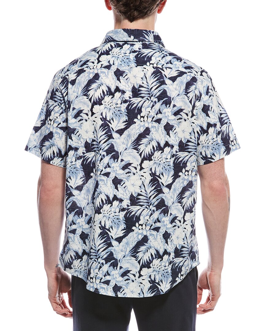 Report Collection Tropical Linen-Blend Shirt