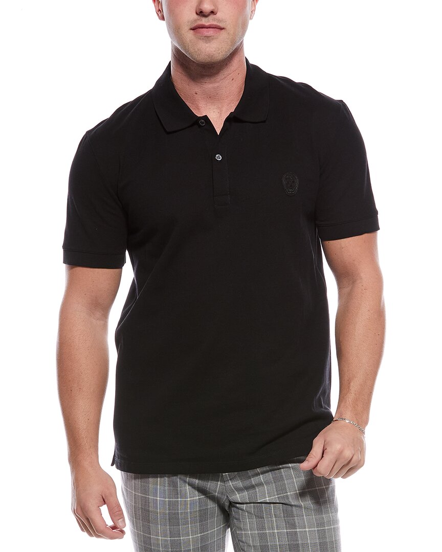 Alexander McQueen Alexander Mcqueen Cut & Sew Bullion Skull Polo Shirt