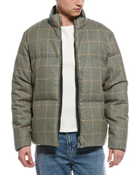 Thom Browne Thom Browne Reversible Wool Puffer Down Coat