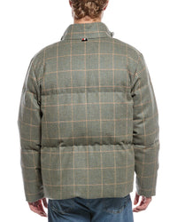 Thom Browne Thom Browne Reversible Wool Puffer Down Coat