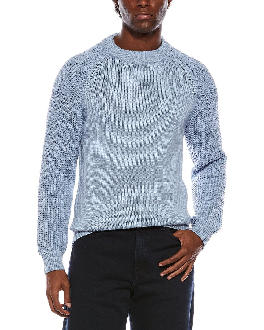 Isaia Isaia Silk-Blend Crewneck Sweater