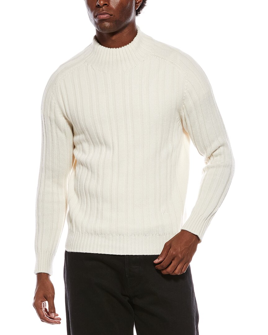 Isaia Knit Cashmere Mock Neck Sweater