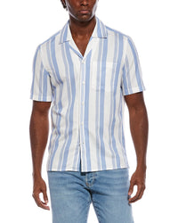 Isaia Isaia Silk-Blend Sport Shirt