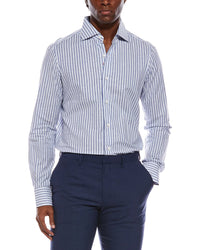 Isaia Isaia Linen-Blend Shirt