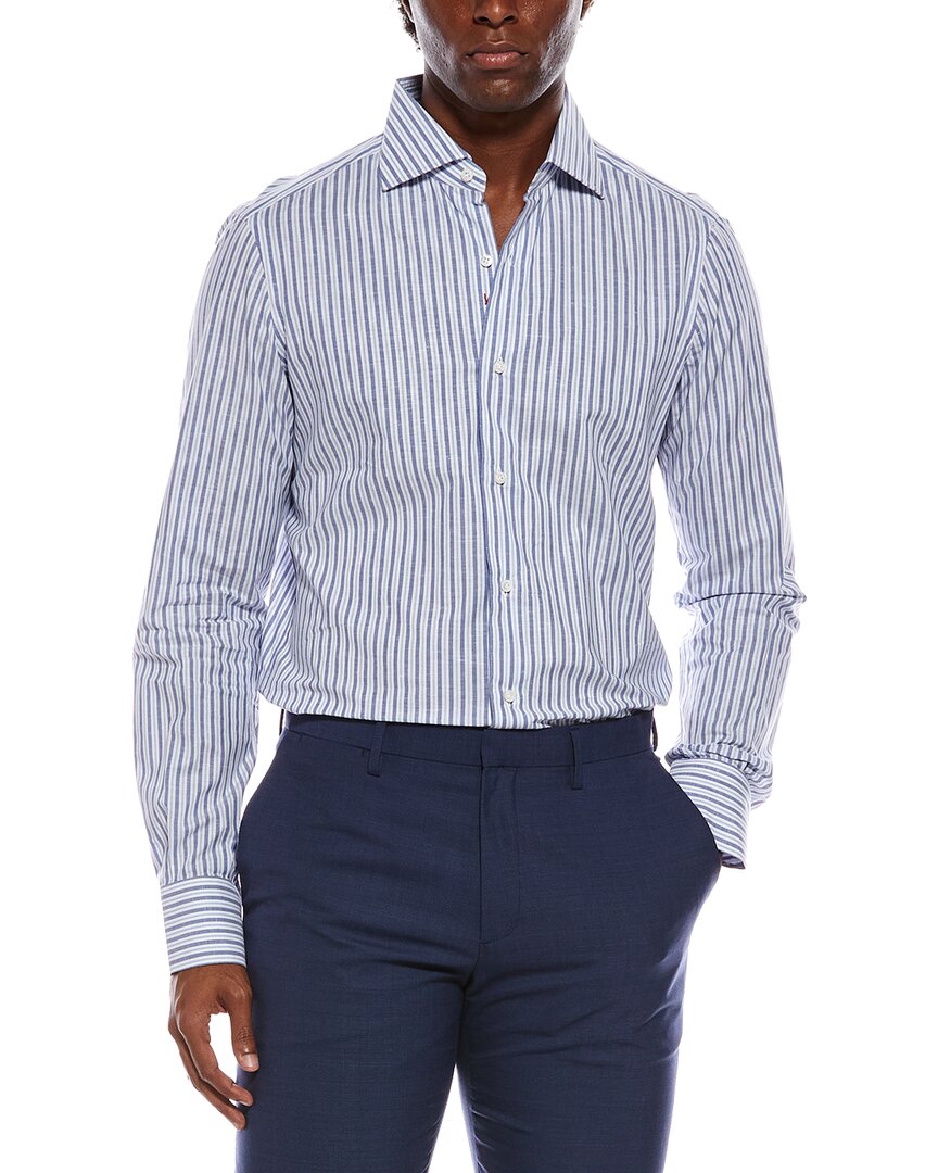 Isaia Isaia Linen-Blend Shirt
