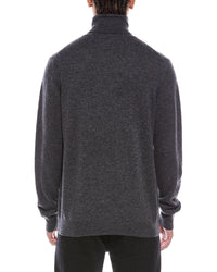 Brodie Cashmere Classic Wool & Cashmere-Blend Turtleneck Sweater