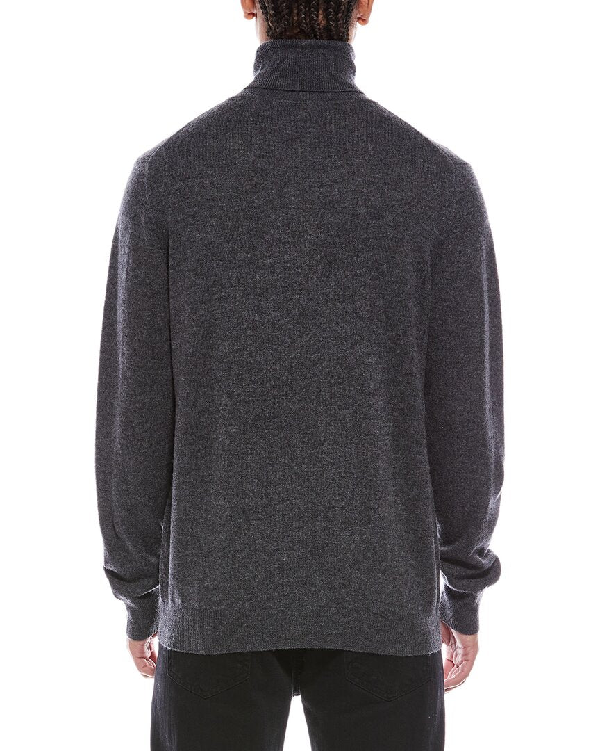 Brodie Cashmere Classic Wool & Cashmere-Blend Turtleneck Sweater