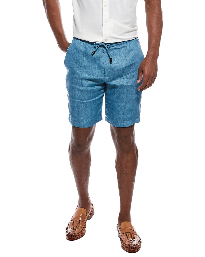 Isaia Isaia Linen Drawstring Short