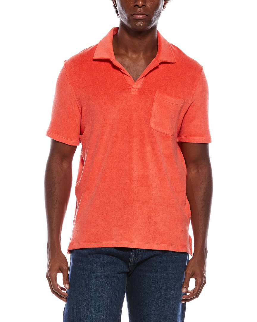 Isaia Isaia Silk-Blend Terry Polo Shirt