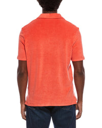 Isaia Isaia Silk-Blend Terry Polo Shirt