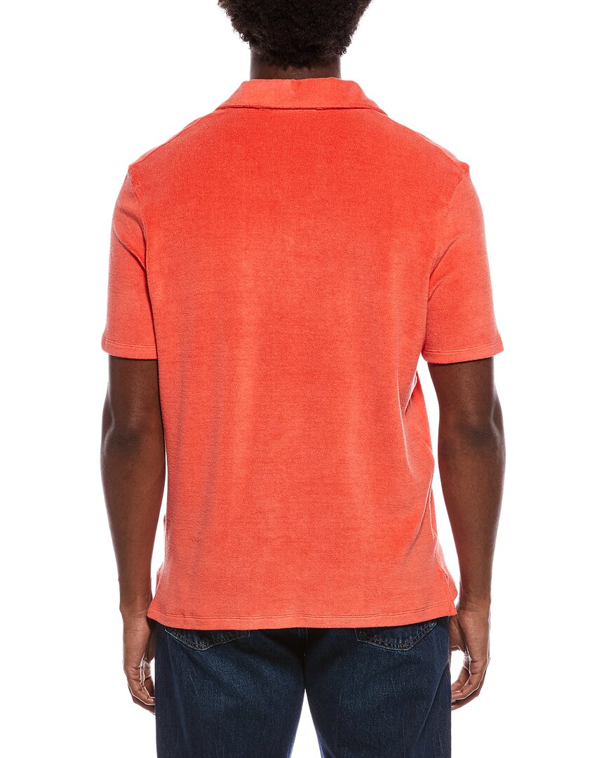 Isaia Isaia Silk-Blend Terry Polo Shirt