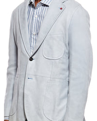 Isaia Isaia Suede Leather Blazer