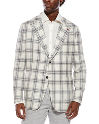 Isaia Isaia Wool, Silk, & Linen-Blend Blazer