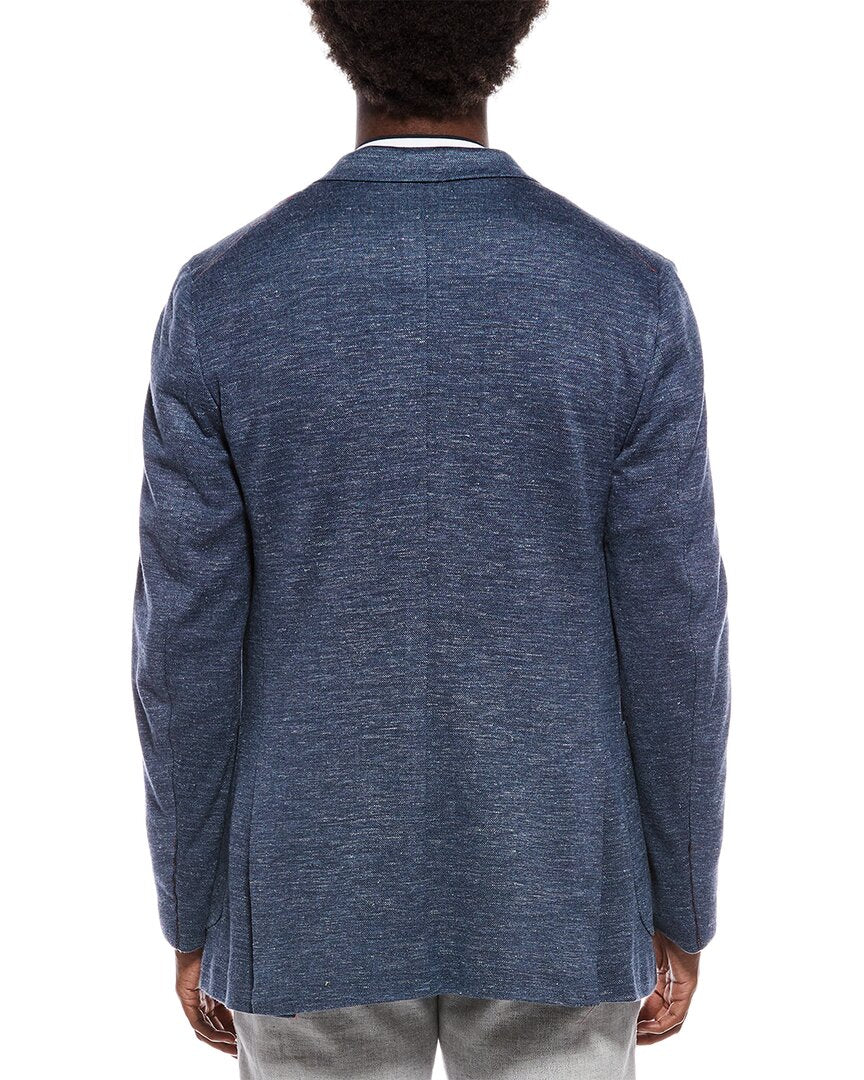 Isaia Isaia Wool, Silk, & Linen-Blend Blazer